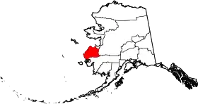 Localisation de Kusilvak Census Area, Alaska