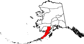 Localisation de Lake and Peninsula Borough, Alaska