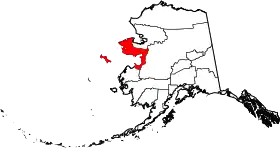 Localisation de Région de recensement de Nome