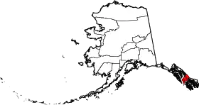 Localisation de Petersburg Borough, Alaska
