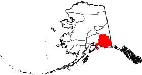 Localisation de Valdez-Cordova Census Area, Alaska