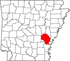 Localisation de Comté d’Arkansas(Arkansas County)