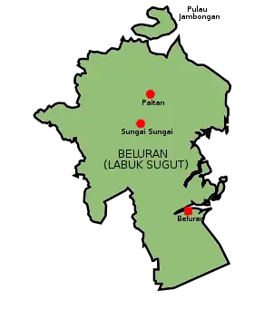 Localisation de District de Beluran