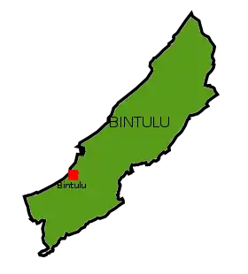 Localisation de District de Bintulu