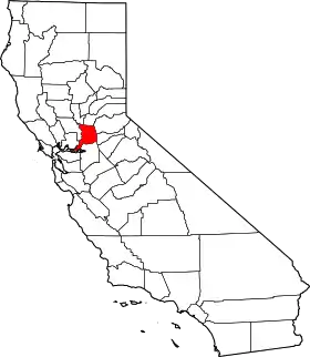 Localisation de Comté de Sacramento(en) Sacramento County