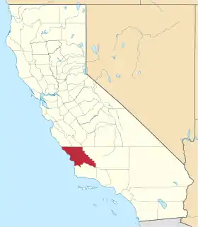 Localisation de Comté de San Luis Obispo(en) San Luis Obispo County