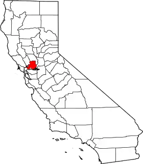 Localisation de Comté de Solano(Solano County)