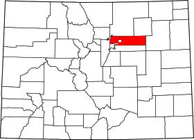 Localisation de Comté d'AdamsAdams County