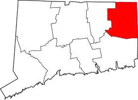 Localisation de Comté de Windham(Windham County)