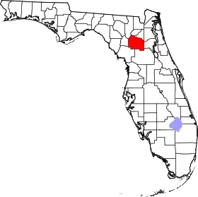 Localisation de Comté d’Alachua(Alachua County)