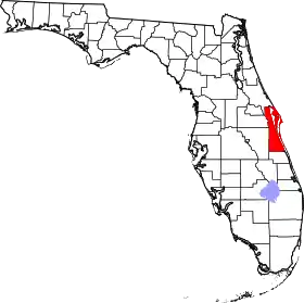 Localisation de Comté de Brevard(Brevard County)