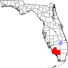 Localisation de Comté de Collier(Collier County)