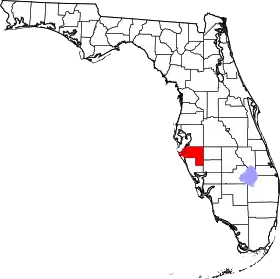 Localisation de Comté de Manatee(Manatee County)