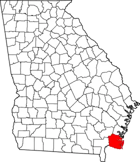 Localisation de Comté de Camden(Camden County)