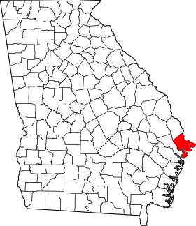 Localisation de Comté de Chatham(Chatham County)