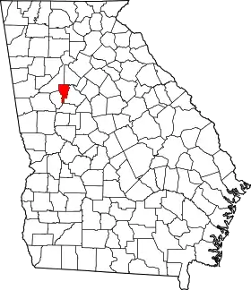 Localisation de Comté de Clayton(Clayton County)