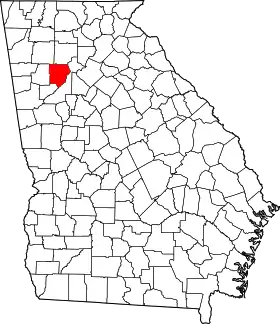 Localisation de Comté de Cobb(en) Cobb County