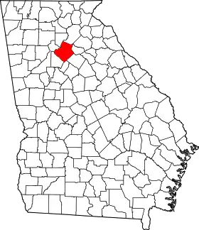 Localisation de Comté de Gwinnett(Gwinnett County)