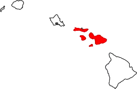 Localisation de Comté de Maui(Maui County)