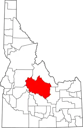Localisation de Comté de Custer(Custer County)