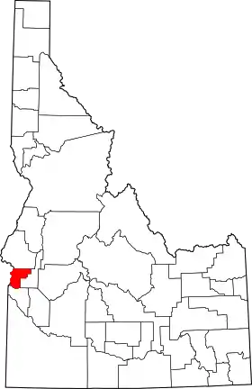 Localisation de Comté de Payette(Payette County)