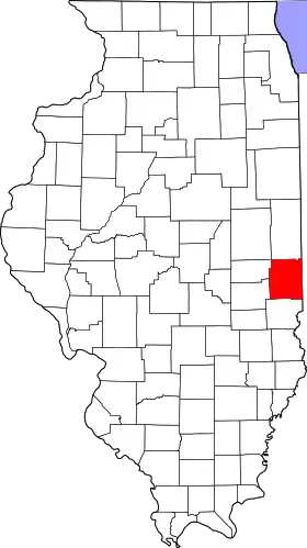 Localisation de Comté d'Edgar(Edgar County)