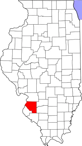 Localisation de Comté de Saint Clair(en)St. Clair County