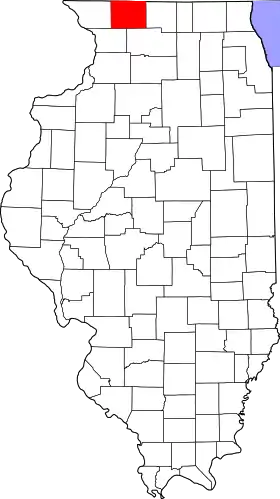 Localisation de Comté de Stephenson(Stephenson County)