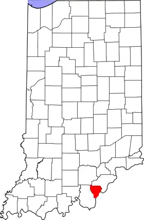 Localisation de Comté de Floyd(Floyd County)