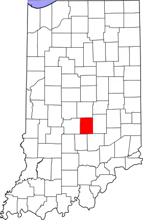 Localisation de Comté de Johnson(Johnson County)