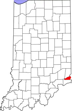 Localisation de Comté d'Ohio(Ohio County)