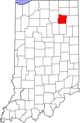 Localisation de Comté de Whitley(Whitley County)