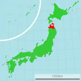 Localisation de Préfecture d'Aomori