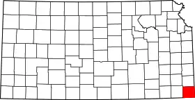 Localisation de Comté de Cherokee(Cherokee County)