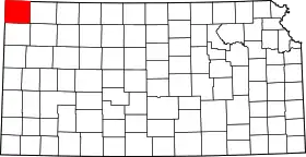 Localisation de Comté de Cheyenne(Cheyenne County)