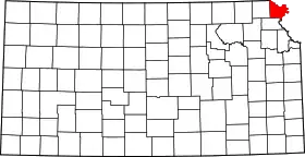 Localisation de Comté de Doniphan(Doniphan County)