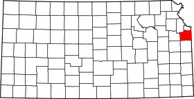 Localisation de Comté de Johnson(Johnson County)