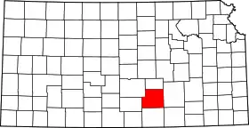 Localisation de Comté de Sedgwick(Sedgwick County)