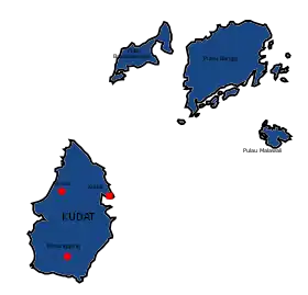 Localisation de District de Kudat