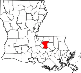 Localisation de Baton Rouge
