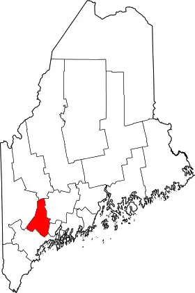 Localisation de Comté d'Androscoggin(Androscoggin County)