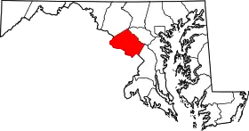 Localisation de Comté de Montgomery(Montgomery County)