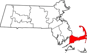 Localisation de Comté de Barnstable(Barnstable County)