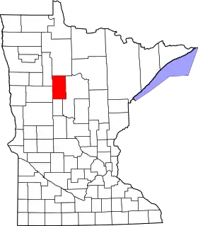 Localisation de Comté de Hubbard(Hubbard County)