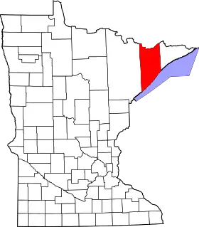 Localisation de Comté de Lake(Lake County)