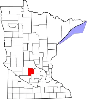 Localisation de Comté de Meeker(Meeker County)