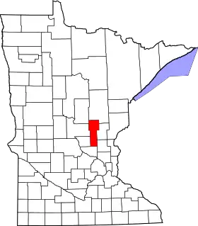 Localisation de Comté de Mille Lacs(Mille Lacs County)