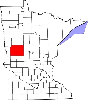 Localisation de Comté d'Otter Tail(Otter Tail County)