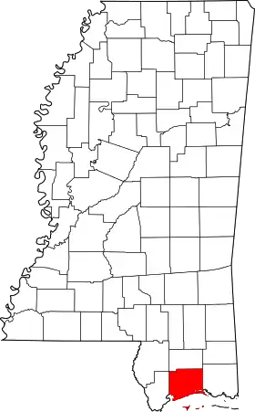 Localisation de Comté de Harrison(Harrison County)