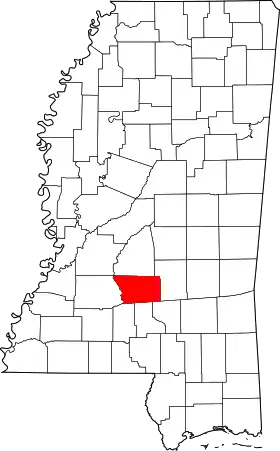 Localisation de Comté de Simpson(Simpson County)